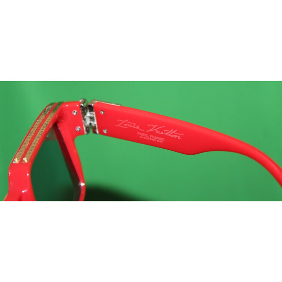 Louis Vuitton Millionaire Red Frame Men's Sunglasses Z1165W - Picture 11 of 16